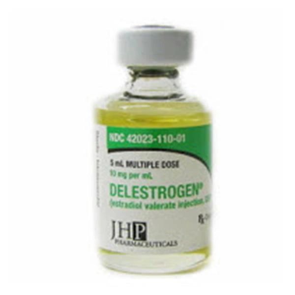 Delestrogen Estrogen Estradiol Valerate 20 mg / mL Intramuscular Injection Vial 5 mL , JHP 42023011101