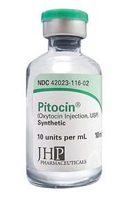 Pitocin Labor Induction Agent Oxytocin 10 Unit / mL Injection Multiple Dose Vial 10 mL , 25/Pack , JHP 42023011602