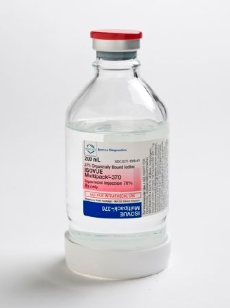 Isovue-370 Contrast Media Iopamidol 76% Injection Infusion Bottle 200 mL , 10/Box , Bracco 00270131641