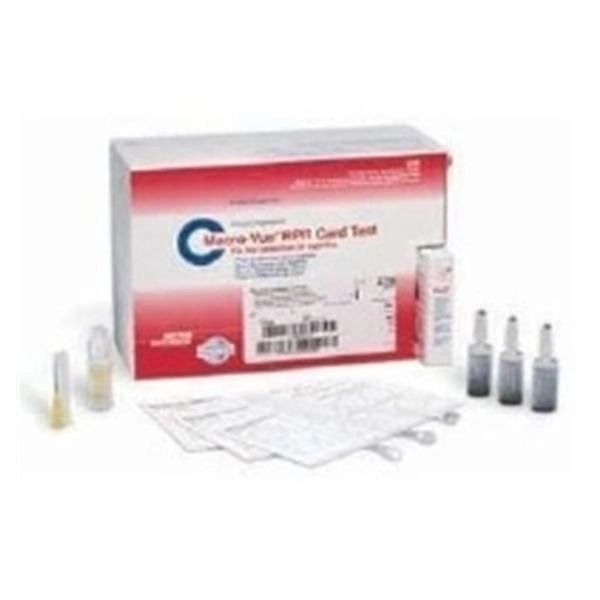 Rapid Diagnostic Test Kit BD Macro-Vue RPR No. 510 RPR Card Test Syphilis Screen Whole Blood / Serum Sample 5,000 Tests , BD 275110