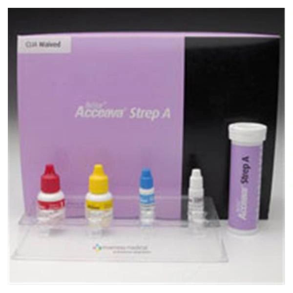 Acceava Rapid Strep A Dipstick Test CLIA Waived 50 Tests , Alere 4580295008