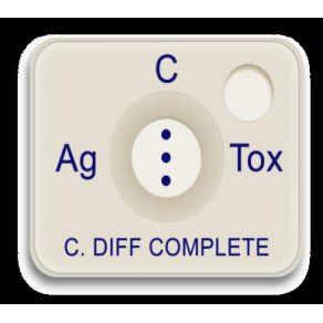 Rapid Diagnostic Test Kit C. DIFF Quik Chek Complete® Immunoassay Clostridium difficile (C. Diff) Toxins A and B Stool Sample 25 Tests , Alere 30525C