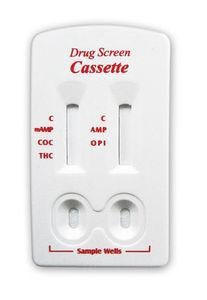 Drugs of Abuse Test iCassette 10-Drug Panel AMP, BAR, BZO, COC, mAMP/MET, MTD, OPI, OXY, PCP, THC Urine Sample CLIA Moderate Complexity 25 Tests , Alere DOA-1105-051