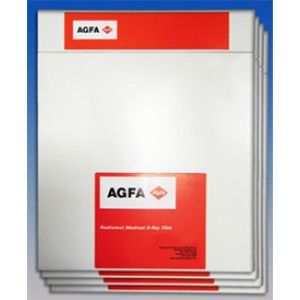 AGFA Radiomat G Plus-Half Speed Green Sensitive X-Ray Film 7X17" , 100 Sheets/Box , Agfa EZP80