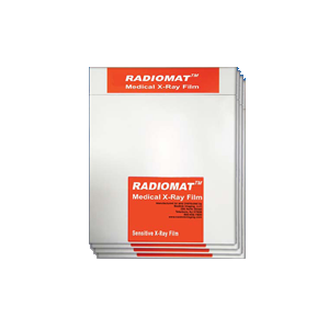 Radiomat GL Green Latitude X-Ray Film 10 x 12 in , 100 sheets per box , Agfa EA4NC