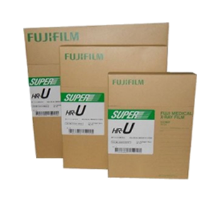 Green Fuji/UMG Super HR-U X-Ray Film 7 x 17 in , 100 sheets per box , Fuji HRU5077