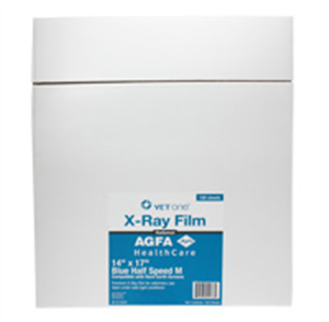 X Ray Film Agfa Radiomat CPM - Blue Half Speed M - Half Speed Blue 14" x17" , 100/Box , Agfa 3XA2A