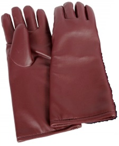 X Ray Gloves Lead Vinyl - (Burgundy) , mwi-100V BURGANDY