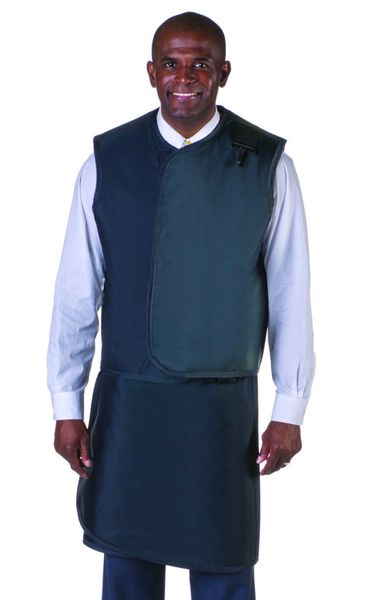 X-Ray Apron / Vest Wraparound Style Size Small , Color Black Wolf X-Ray 66077TC-25