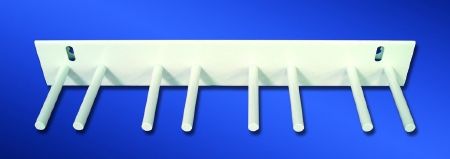 Apron Rack Peg Rack Wall Mount 7 Hooks white Wolf X-Ray 16427