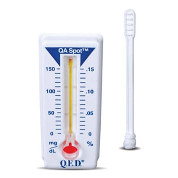 Rapid Diagnostic Test Kit Q.E.D. Saliva Alcohol Test Alcohol Screen Saliva Sample CLIA Waived 10 Tests , Alere 31150