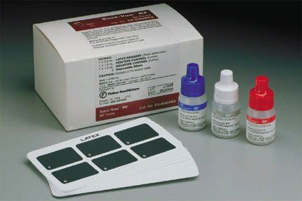 Sure-Vue RF Latex Agglutination Test Rheumatoid Factor Serum Sample Non-CLIA Waived 50 Tests , Fisher Scientific 23038003