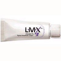 Topical Anesthetic LMX4 4% Strength Lidocaine Cream 5 Gram , Ferndale 00496088206