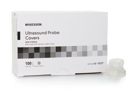 Ultrasound Probe Cover McKesson 1 X 9 Inch Polyurethane Non-Sterile Ultrasound Probe , 100/Box , MC 16-1007