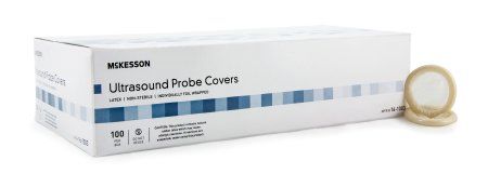 Ultrasound Probe Cover McKesson 1-ź D x 8 L Inch Latex NonSterile Ultrasound Probe , 100/Box , MC 16-1003