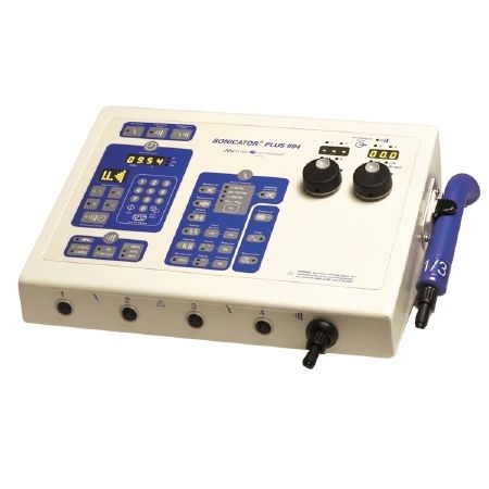 Electrotherapy / Ultrasound Combination System Sonicator Plus 994 , 4-Channel , Mettler ME994