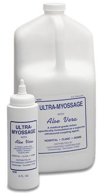 Ultrasound Lotion Ultra Myossage 1 gal. Dispenser , 4/Case , Fabrication Enterprises 00-4262-4