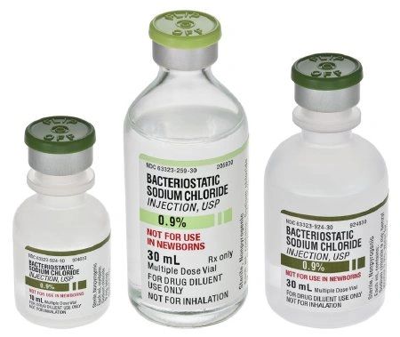 Diluent Bacteriostatic Sodium Chloride 0.9% Intramuscular, Intravenous, or Subcutaneous Injection Multiple Dose Vial 30 mL ,Fresenius 63323025930