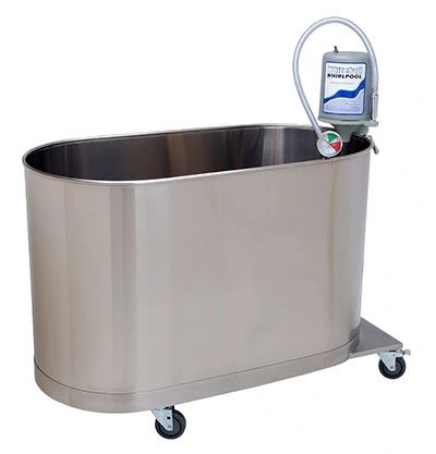 High boy mobile whirlpool, H-105-M, 105 gallon, 48"Wx24"Wx28"D , Fabrication Enterprises 42-1228