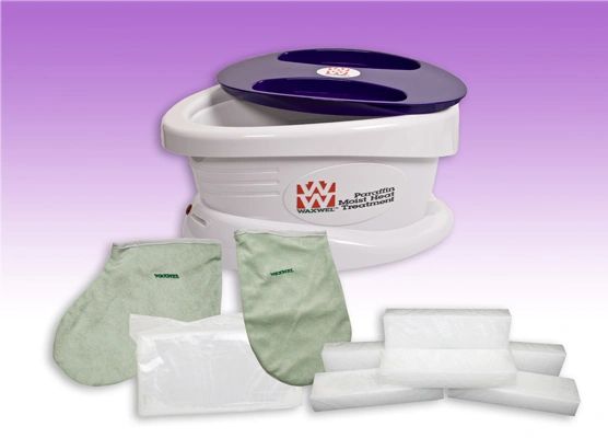 WaxWel Paraffin Bath Standard Unit Includes: 100 Liners, 1 Mitt, 1 Bootie and 6 lb Lavender Paraffin , Fabrication 11-1604