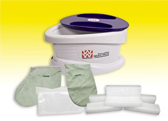 WaxWel Paraffin Bath Standard Unit Includes: 100 Liners, 1 Mitt, 1 Bootie and 6 lb Citrus Paraffin , Fabrication 11-1605