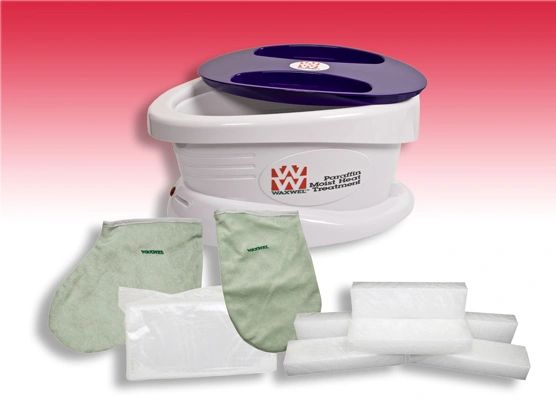 WaxWel Paraffin Bath Standard Unit Includes: 100 Liners, 1 Mitt, 1 Bootie and 6 lb Rose Paraffin , Fabrication 11-1607