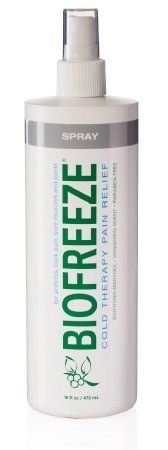 Cold Therapy Pain Relief Biofreeze Pharmacopeia Menthol Arnica Extract and Aloe Spray 16 oz. , 18/Case , Biofreeze 13427