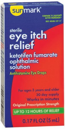 Antihistamine Eye Drops sunmark 0.17 fl. oz. (5 mL) , MC 49348010717