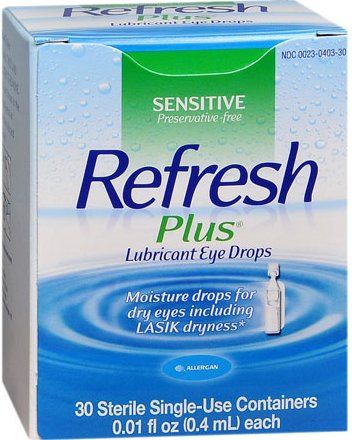 Lubricant Eye Drops Refresh Plus 0.01 oz. Drop , Allergan 00023040330