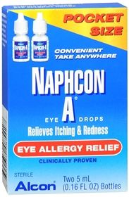 Lubricant Eye Drops Naphcon A , 5 mL Drop , Alcon 00065008542