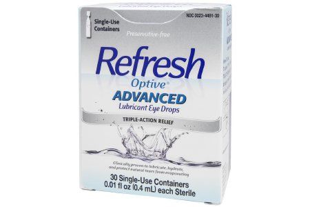 Lubricant Eye Drops Refresh Optive Advanced 0.1 oz. Drop , Allergan 00023449130