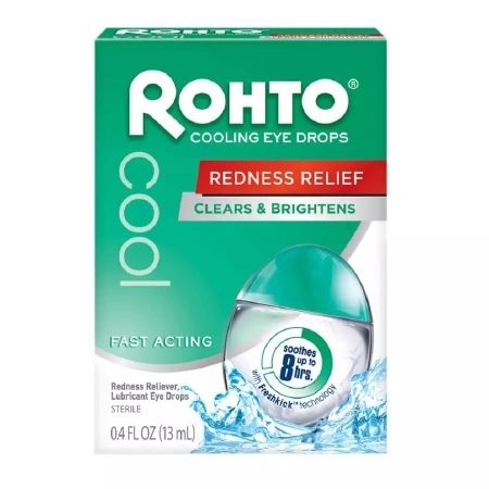 Lubricant Eye Drops RohtoV , 13 mL Drop , Mentholatum 31074201074