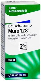 Lubricant Eye Drops Muro 128 , 15 mL Drop , Bausch & Lomb 24208027615