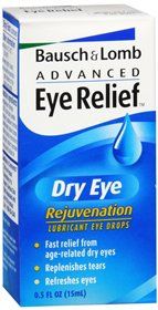 Lubricant Eye Drops Advanced Eye Relief 0.5 oz. Drop , Bausch & Lomb 10119002003