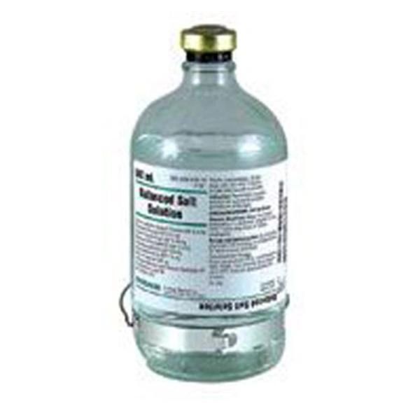 BSS Irrigation Solution Balanced Salt Solution Combination 2 Ophthalmic Solution Bottle 500 mL , 6/Case , Alcon 00065079550