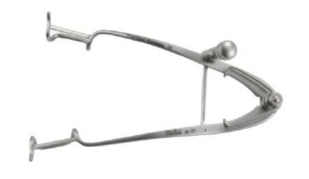 Eye Speculum Williams 3-1/4 Inch/Blades: 5 X 15 mm , Miltex 18-22