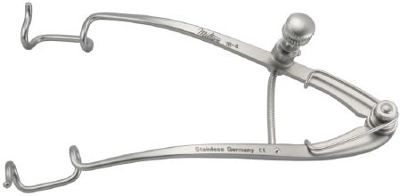 Eye Speculum Knapp 3-1/4 Inch L, 15 L X 6 W mm Blade , Miltex 18-4