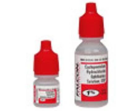 Mydriatic Cyclopentolate HCl 1% Ophthalmic Drops Dropper Bottle 15 mL , Sandoz 61314039603