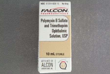 Antibacterial Polymyxin B Sulfate Trimethoprim 10,000 / mL - 0.1 Ophthalmic Drops Bottle 10 mL , Sandoz 61314062810