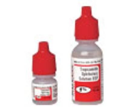 Mydriatic Tropicamide 1% Ophthalmic Drops Dropper Bottle 15 mL , Sandoz 61314035502