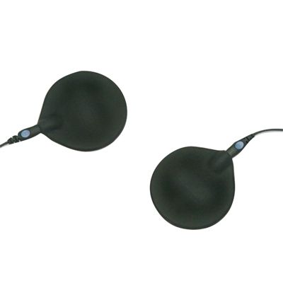 conductive rubber carbon electrode, 3" diameter, black, 2/case , Fabrication 07-2852