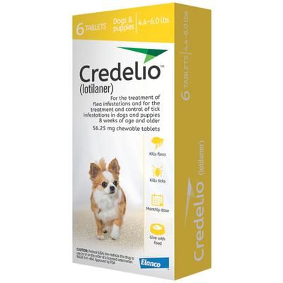 Credelio Chewable Tablets 10 x 6/Pkg , Elanco CA5452Y07AM