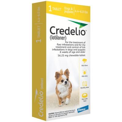 Credelio Chewable Tablet For Dogs 50 1 100 Lbs 1 Chewable Tablet Blue Box Chewy Com