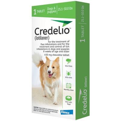 Credelio Chewable Tablets 16 x 1/Pkg , Elanco CA5454016AM