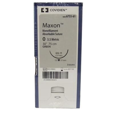 Maxon Suture 6755-61, 30" (GS-11) Size 0 , 36/Box , COVIDIEN 8886675561