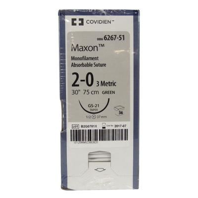 Maxon Suture 6267-51, 30" (GS-21) Size 2-0 , 36/Box , COVIDIEN 8886626751