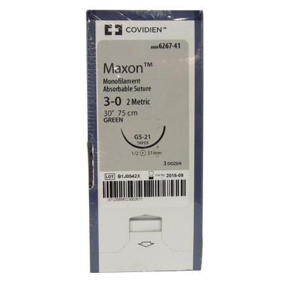 Maxon Suture 6267-41, 30" (GS-21) Size 3-0 , 36/Box , COVIDIEN 8886626741