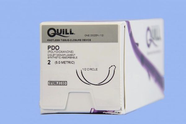 Quill PDO Suture Size 0, 14 cm (CT-2)- 12/Box , VEDCO RA-1079V