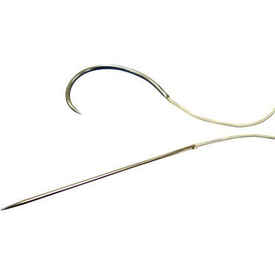 Everost Single Swaged Suture and Cruciate Needle 1 Small Cruciate and 1 Straight with 1 40# - 6/Box , EVEROST 002424