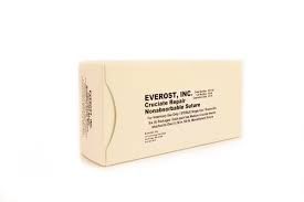 Everost Double Swaged Suture and Cruciate Needle with Monofilament Medium, # 40 , 6/Pkg , EVEROST 002419